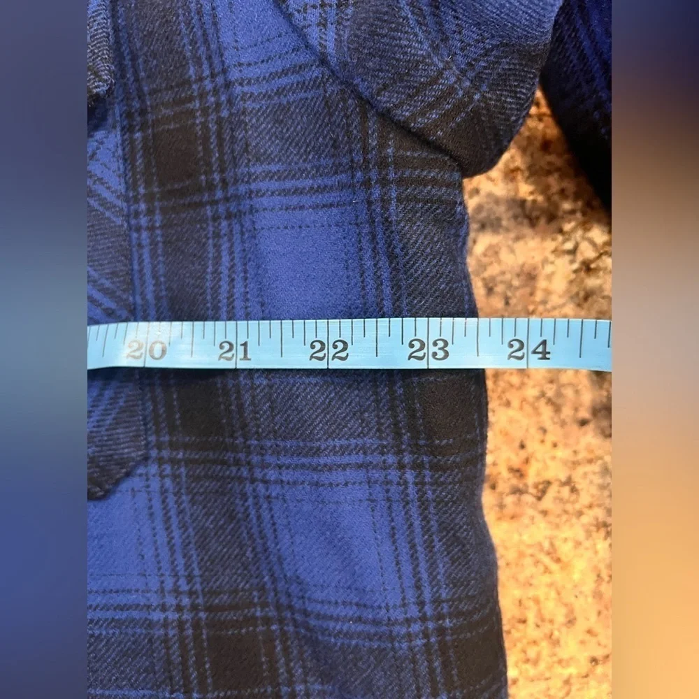 THE KOOPLES Blue Plaid Wool Overshirt Jacket - Size S- NWT